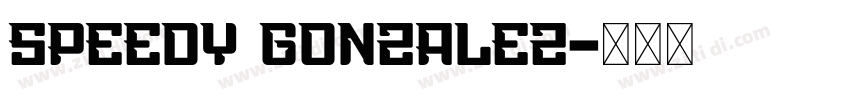 Speedy González字体转换 Speedy González字体转换